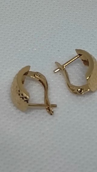 Pendientes Huggies Aro Grueso Oro