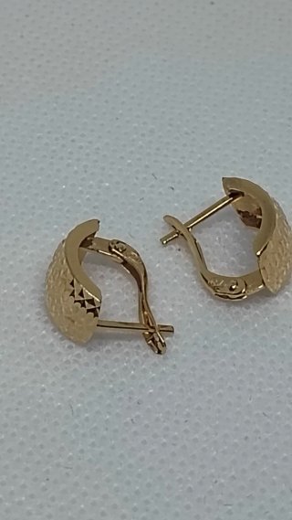 Pendientes Huggies Aro Grueso Oro