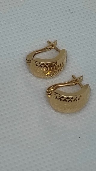 Pendientes Huggies Aro Grueso Oro