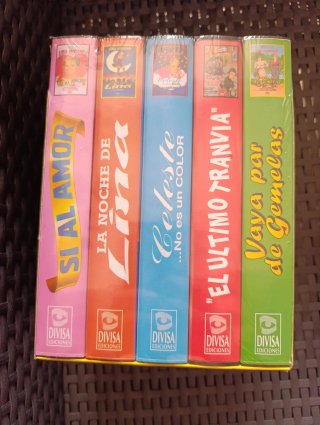 Pack 5 Películas Lina Morgan VHS -SIN DESPRECINTAR