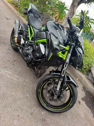 Kawasaki Z900 2019 Negra y Verde