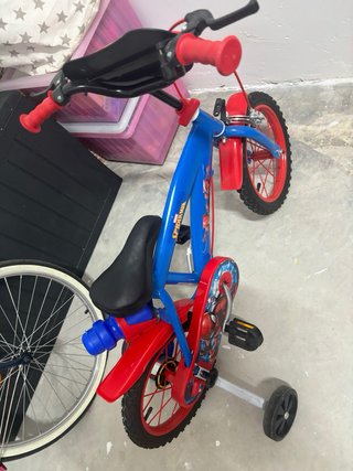 Bicicleta Spiderman niño 3-6 años Utilizada 2veces
