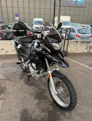 BMW F650 GS Negra y Plata