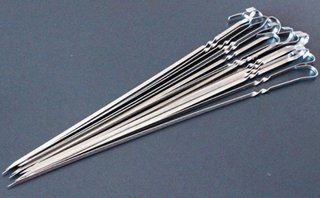Conjunto 12 Espetos Inox