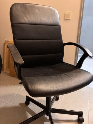 Silla de oficina/estudio negra