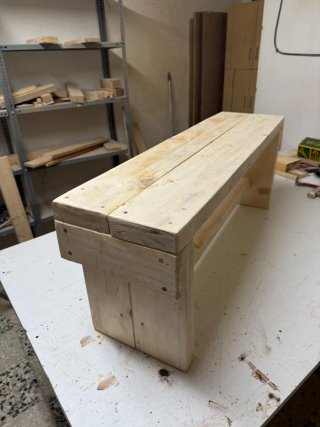 Banco de madera recibidor