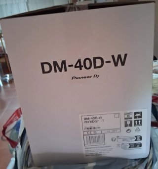 Monitores DJ Pioneer DM-40D Blancos
