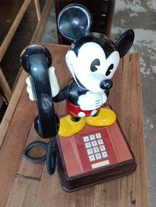 Telefone Mickey Mouse ATC Califórnia 1970