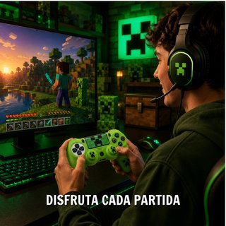 Funda Silicona Mando PS4 Minecraft Creeper
