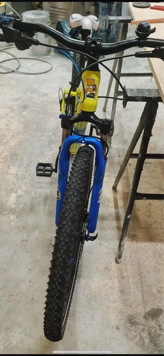 Bicicleta Wolfbike Husky MTB Amarilla/Azul