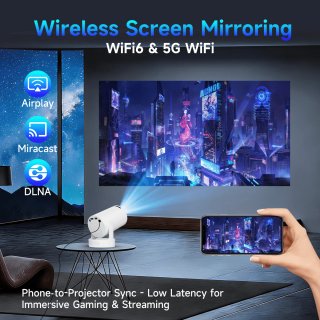 Proyector MAGCUBIC 720P Nativo WiFi 6