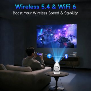 Proyector MAGCUBIC 720P Nativo WiFi 6