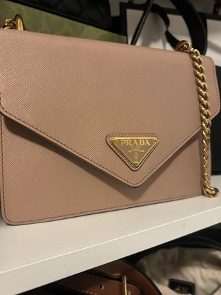 Bolso Prada Rosa y Dorado