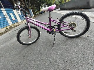 Bicicleta Morada Infantil