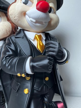Pareja Figuras Chip y Chop Estilo Peaky Blinders