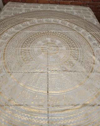 ÚLTIMA ‼️COLCHA GOLD( DORADO) MANDALA ELEFANTES
