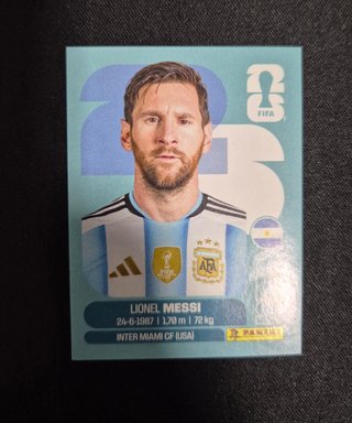 Sticker Messi Panini FIFA 2026