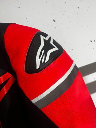 Mono Alpinestars Negro/Rojo  Literal 1 ruta