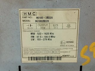 Sistema audio / radio cd HYUNDAI SANTA FE (CM)