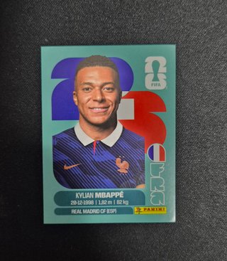 Sticker Kylian Mbappé Panini Mundial 2026