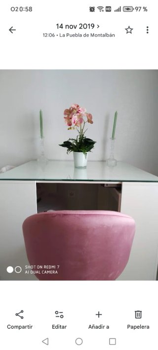 Mesa Comedor Extensible Blanca