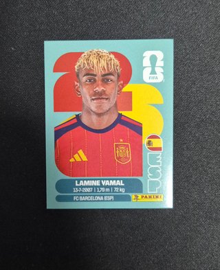 Sticker Lamine Yamal Mundial 2026 Panini
