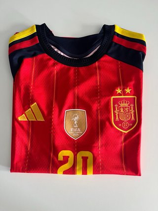 Camiseta Fútbol España Pedri #20 Adidas
