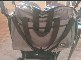 Bolso gemelar gris Easy Twin 3S
