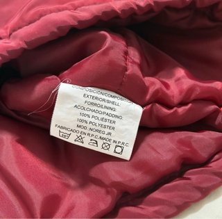 Anorak GoWin Co Norway rojo capucha pelo