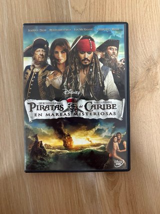 Pack 4 Películas Piratas del Caribe DVD