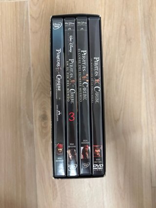 Pack 4 Películas Piratas del Caribe DVD