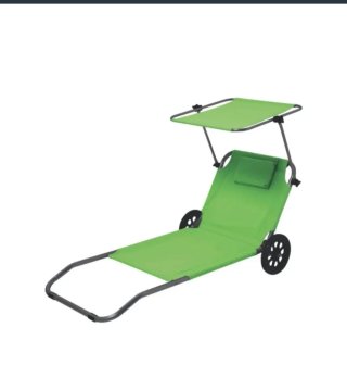 Hamaca-Tumbona Plegable Verde