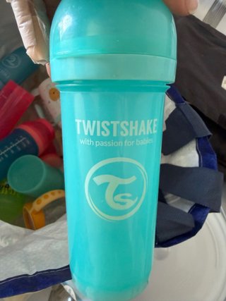 Biberón Twistshake azul