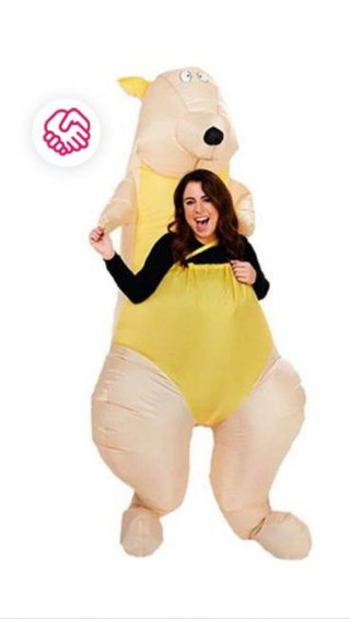 Disfraz Hinchable Canguro Talla Única