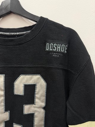 DC Shoes Vintage Sweatshirt 43 Negra L/G Y2K Skate