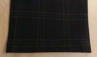 Pantalón cuadros Zara hombre negro/verde.