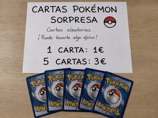 Cartas Pokémon Sorpresa