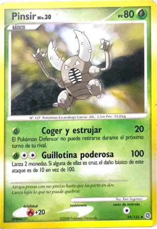 Pinsir 59/132 Pokémon TCG Maravillas Secretas Espa
