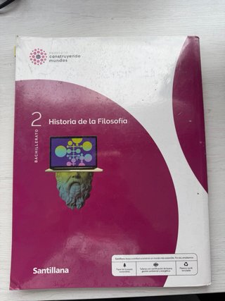 Libro Historia de la Filosofía 2 Bachillerato