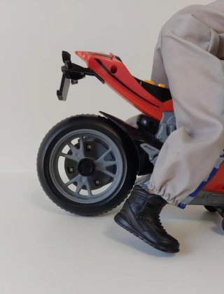Action Man con Moto de Juguete