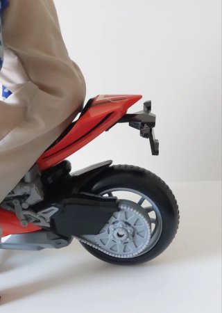 Action Man con Moto de Juguete