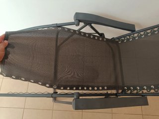 Tumbona o silla plegable para jardín