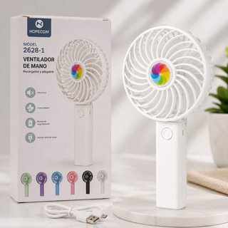 Mini Ventilador Portátil Recargable USB