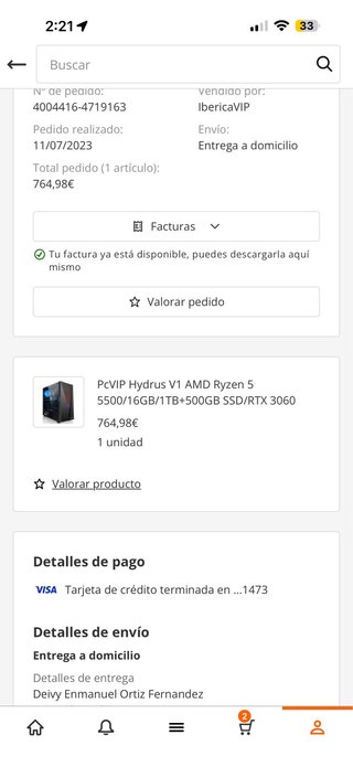PC ABYSM GAMING Negro + Ratón y Teclado
