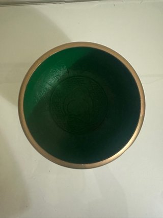 Cuenco Tibetano Verde con Mazo