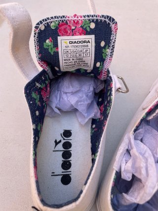 Zapatillas Diadora Blancas Talla 30