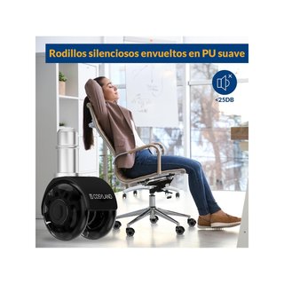 COSYLAND ruedas silla oficina silenciosas [5YCP]
