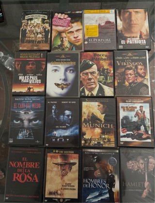 2 DVDs:Nombre de la rosa, silencio de los corderos