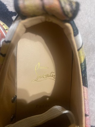 Scarpe Louboutin multicolor con borchie