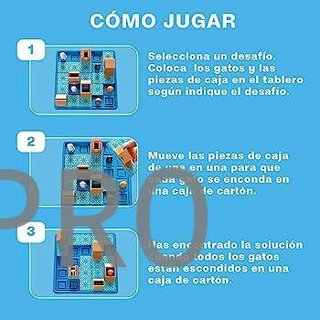 Gatos y Cajas. Juego de lógica